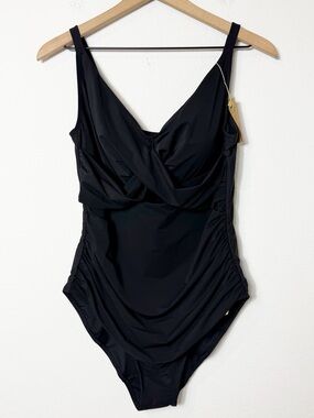 Shapellx Black Body Shaper One Piece Size XXL NWT